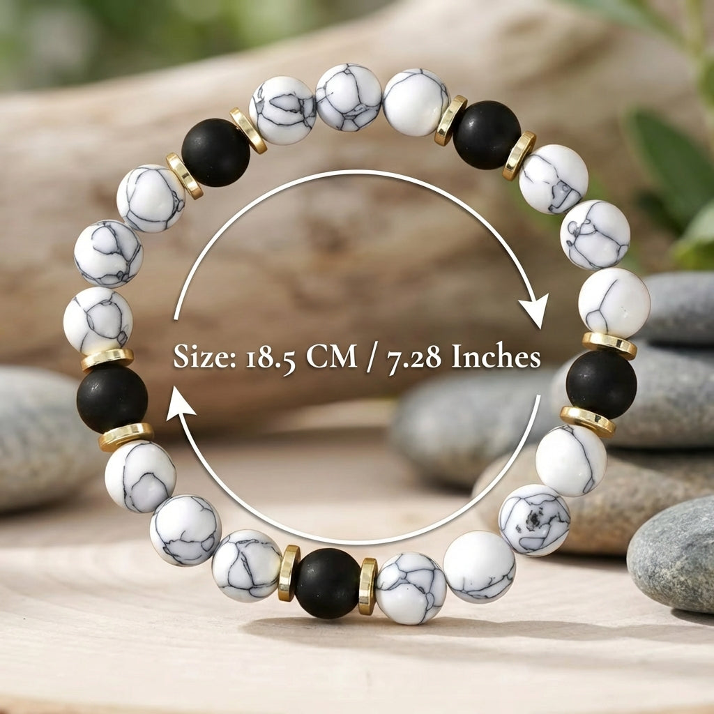 Marble & Onyx Bracelet