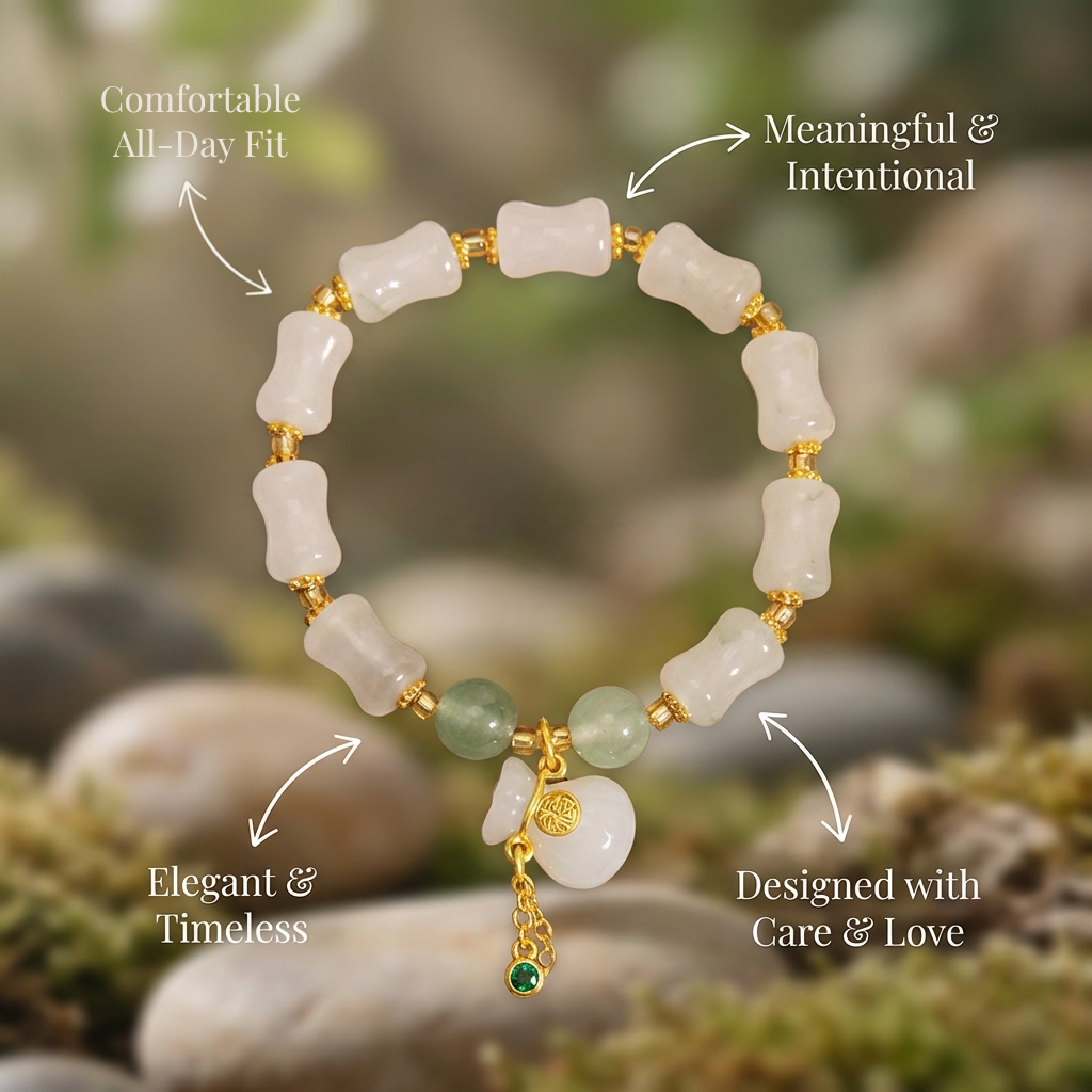 Carved Jade Bracelet