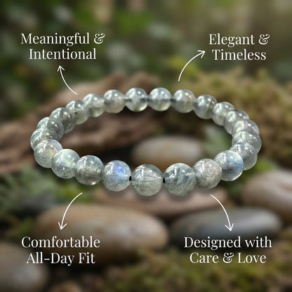 Moonstone Gray Bracelet