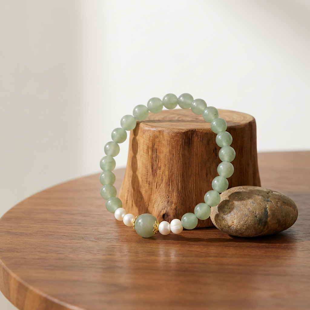 Sage Pearl Bracelet