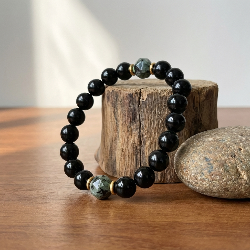Black Stone Power Bracelet