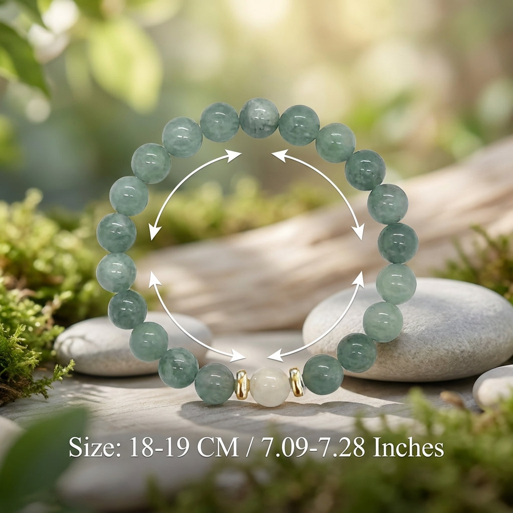 Jade Green Pearl Bracelet