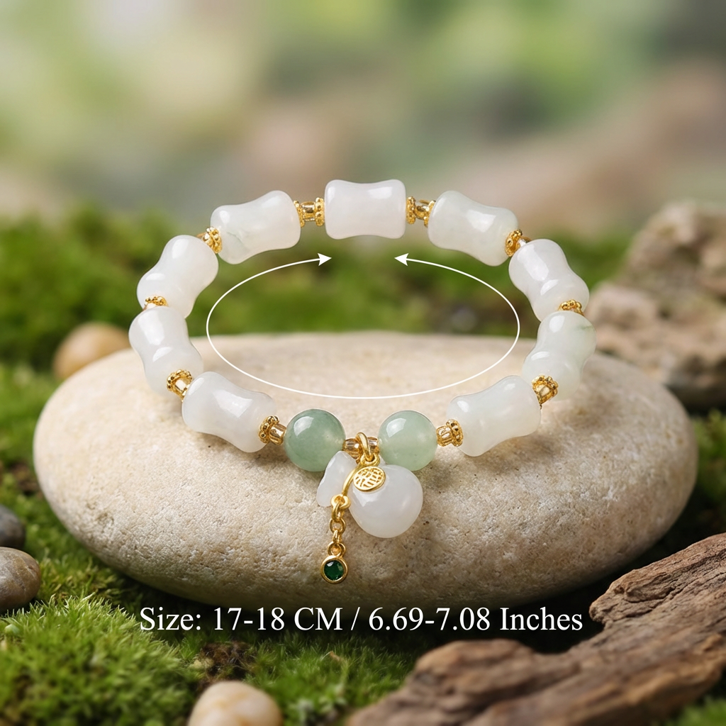 Carved Jade Bracelet