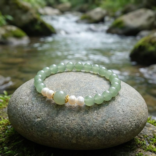 Sage Pearl Bracelet