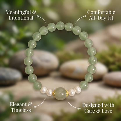 Sage Pearl Bracelet
